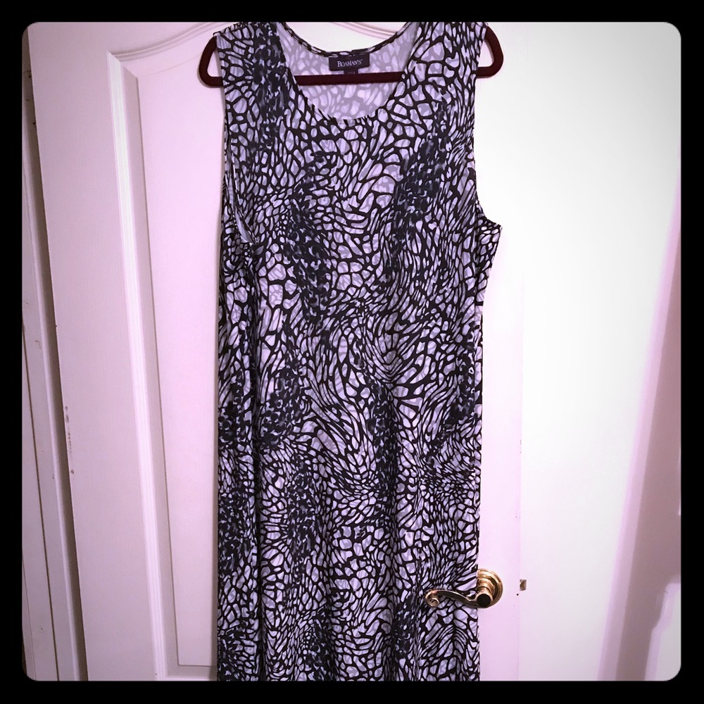 Black and White Maxi Dress
